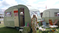 Diamond Jubilee Festival at Battersea Park - The Frilly Knicker caravan is taking part in the Classic Car Boot Sale