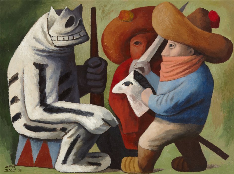 Mexico: A Revolution in Art, 1910-1940 - Jose Chavez Morado, 'Carnaval en Huejotzingo' (Carnival in Huejotzingo), 1939. Collection of Phoenix Art Museum © DACS 2012 Image from LondonTown.com Mexico: A Revolution in Art, 1910-1940 - Jose Chavez Morado, 'Carnaval en Huejotzingo' (Carnival in Huejotzingo), 1939. Collection of Phoenix Art Museum © DACS 2012