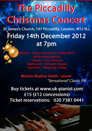 The Piccadilly Christmas Concert The Piccadilly Christmas Concert
