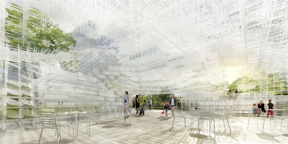 Serpentine Gallery Pavilion 2013: Sou Fujimoto - Serpentine Gallery Pavilion 2013, designed by Sou Fujimoto © Sou Fujimoto Architects Image from LondonTown.com Serpentine Gallery Pavilion 2013: Sou Fujimoto - Serpentine Gallery Pavilion 2013, designed by Sou Fujimoto © Sou Fujimoto Architects