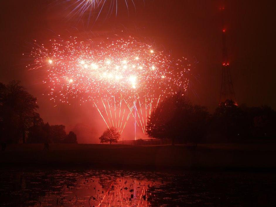 Crystal Palace Fireworks in London