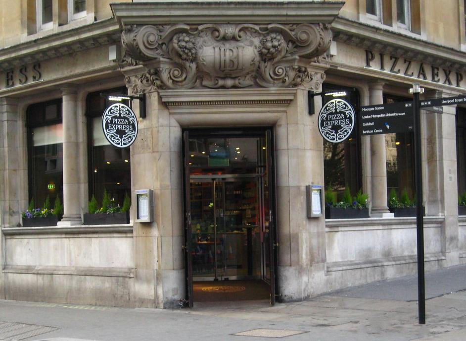 Pizzaexpress London Finsbury Circus Salisbury House Pizzaexpress London Finsbury Circus