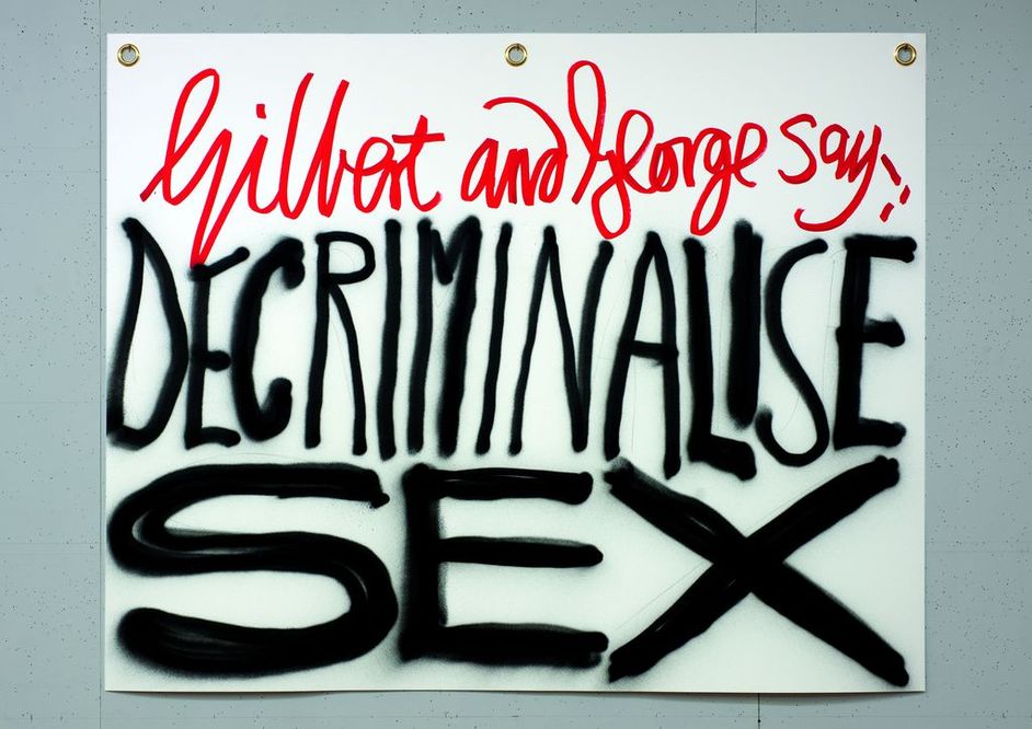 Gilbert George The Banners Images Londontown Com
