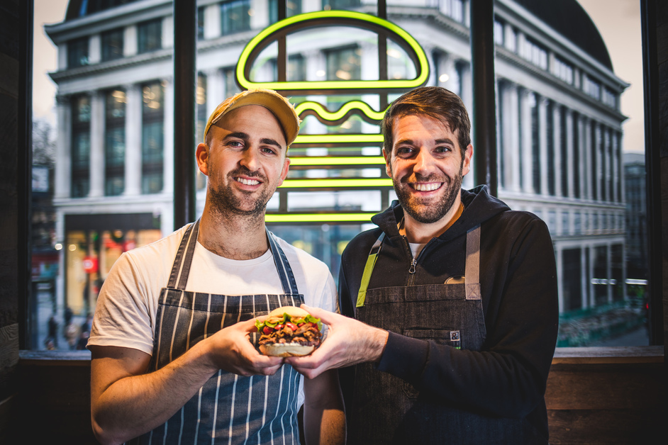 Shake Shack Canary Wharf - Limited edition ShackBerber burger made in collaboration with  Berber and Q