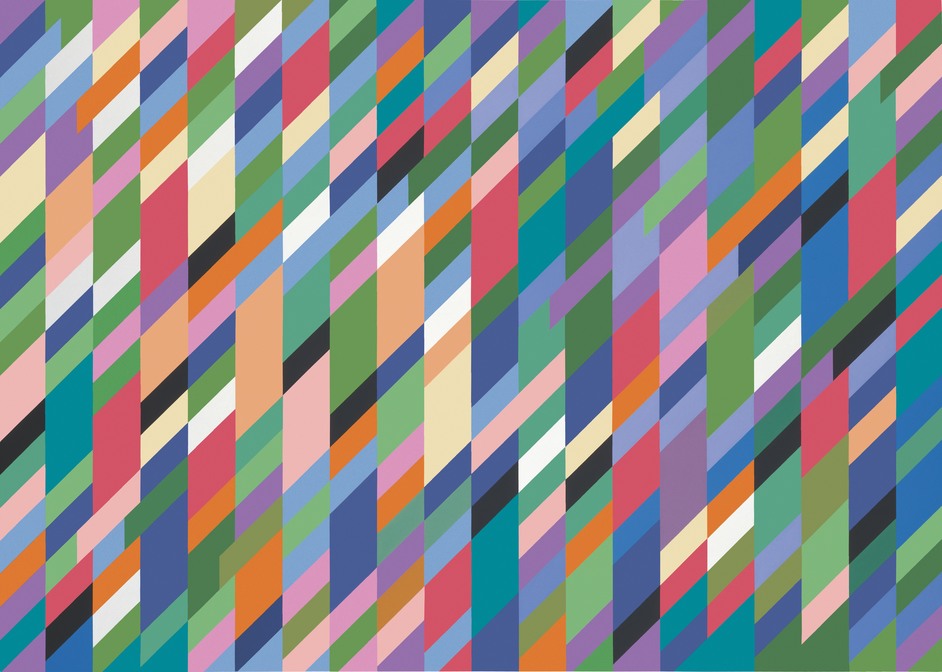 Bridget Riley - Bridget Riley, High Sky, 1991 � Bridget Riley