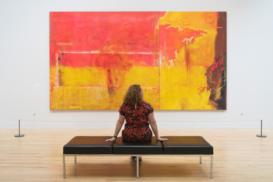 Late at Tate Britain: Passage - Installation view, Frank Bowling at Tate Britain. Tate Photography, Matt Greenwood