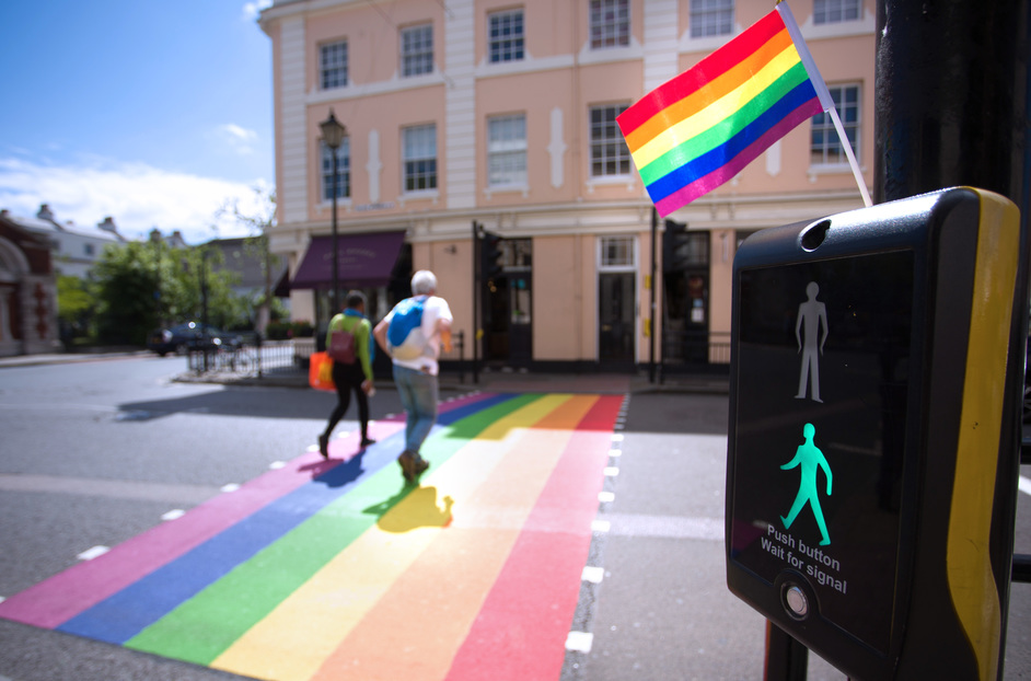 College Approach - Pride Crossing created in Greenwich in support of Pride in London 2019