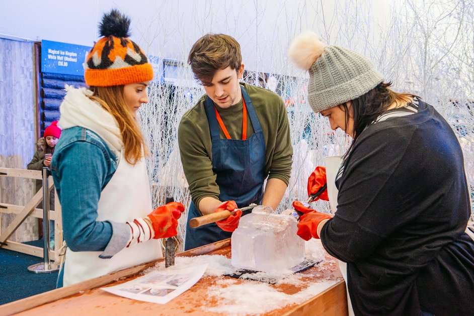 Hyde Park Winter Wonderland - Ice Sculpting Workshop  IMG 2018, Carolina Faruolo / Fanatic